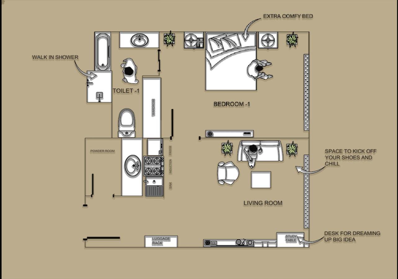 Boutique Hotel By One Tree 古尔冈 外观 照片